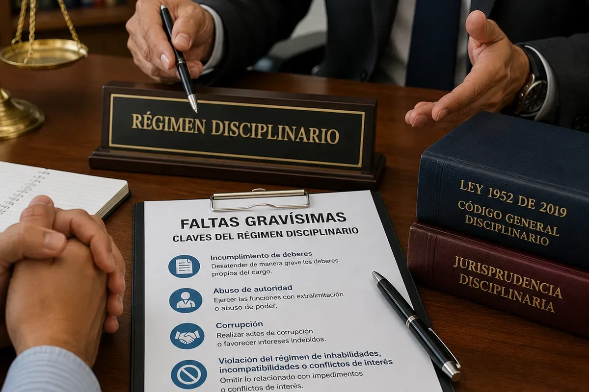 Faltas gravísimas: claves del régimen disciplinario